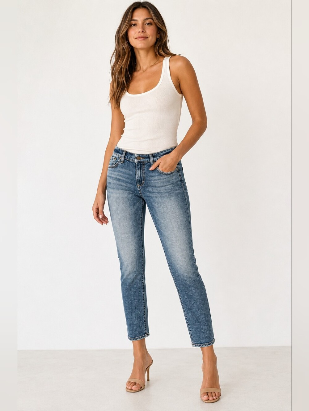 ❤️ JOES JEANS LARA MID-RISE CIGARETTE ANKLE JEANS, 4 (27)